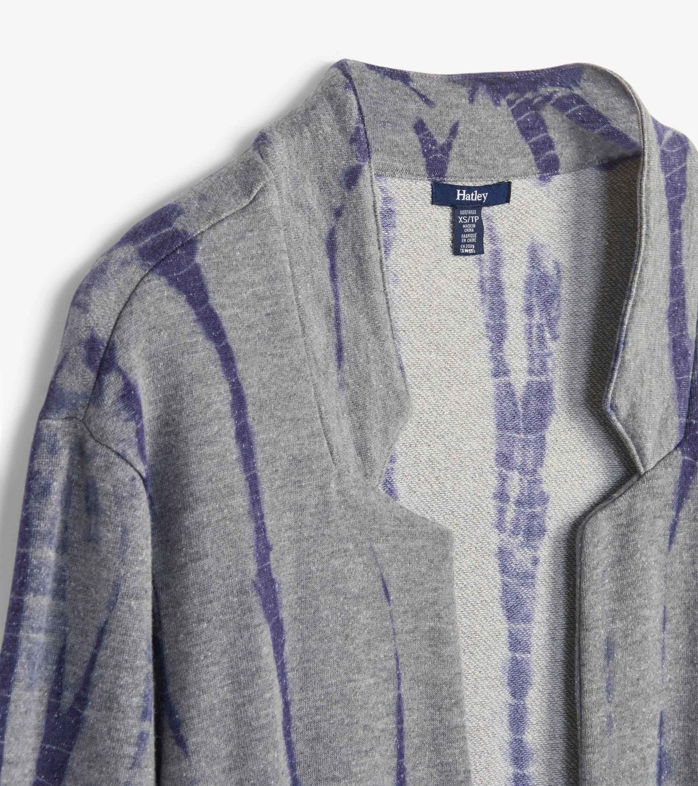 Hatley Ami Cardigan - Storm Tie Dye