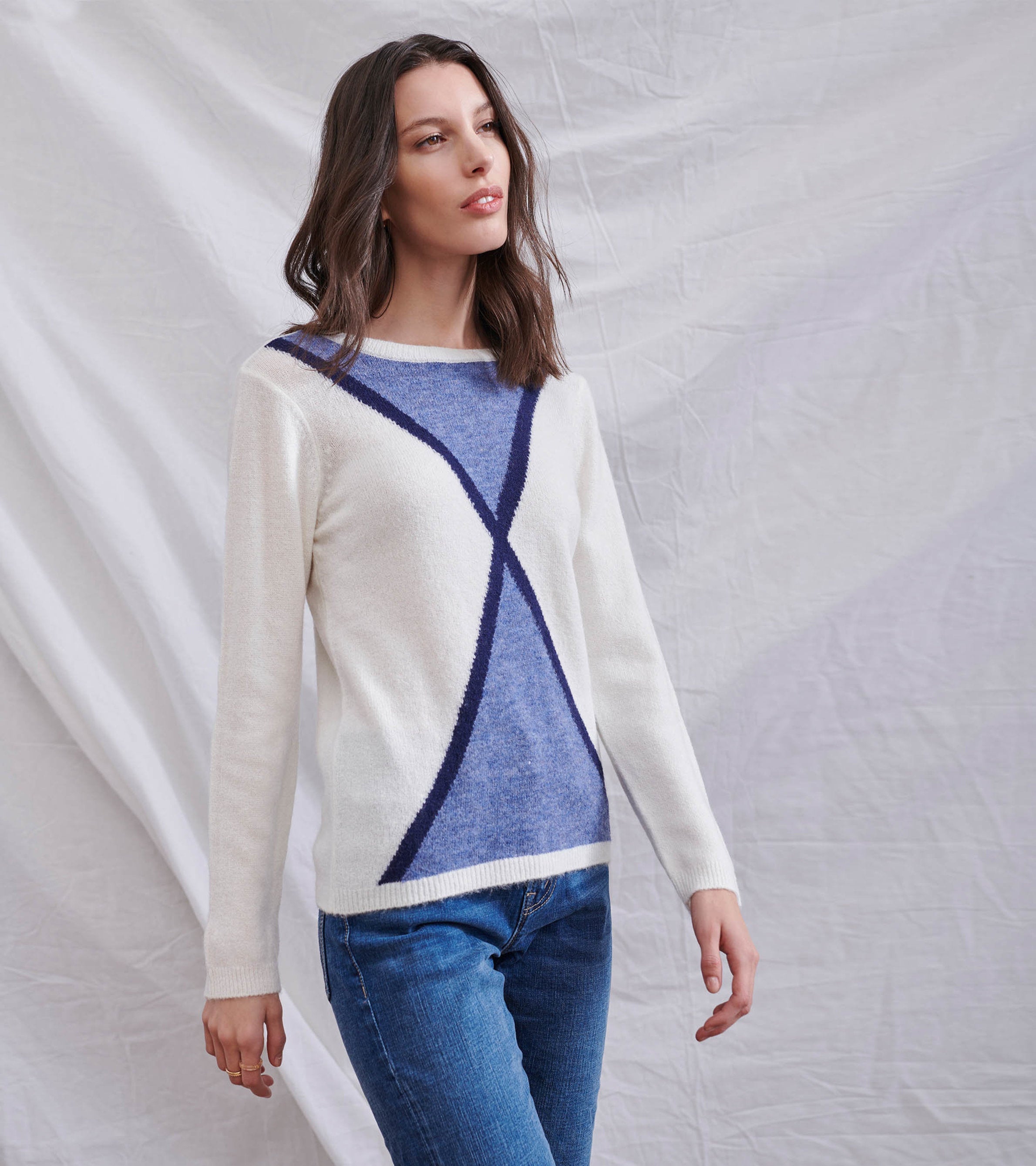 Hatley Landscape Sweater - River Crossing