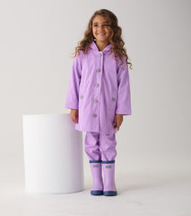 Hatley Lilac Kids Rain Pants