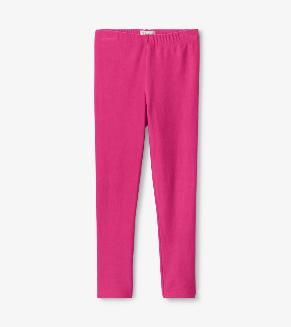 Hatley Girls Magenta Cozy Leggings