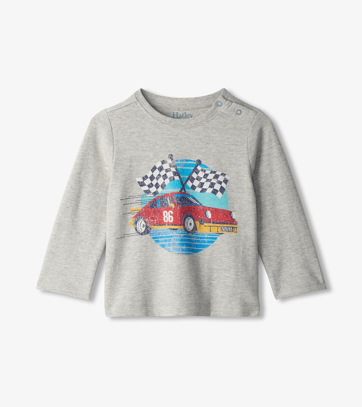Hatley Baby & Toddler Boys Checkered Flag Long Sleeve T-Shirt