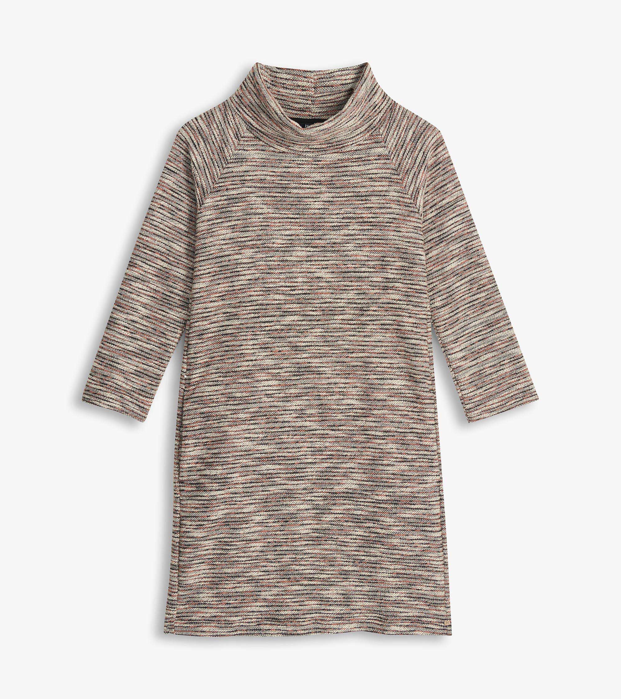 Hatley Draped Collar Dress - Heather Grey