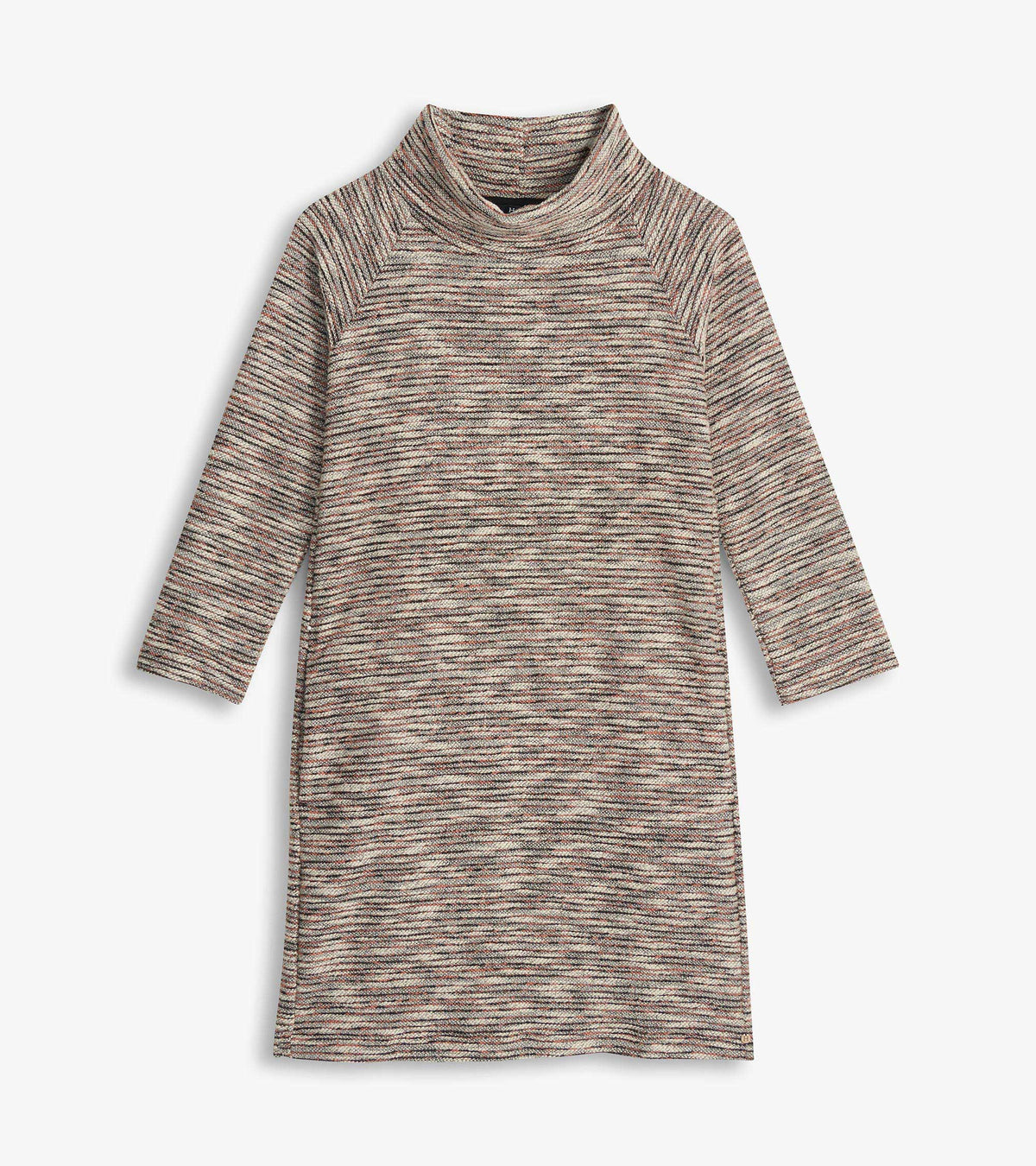 Hatley Draped Collar Dress - Heather Grey