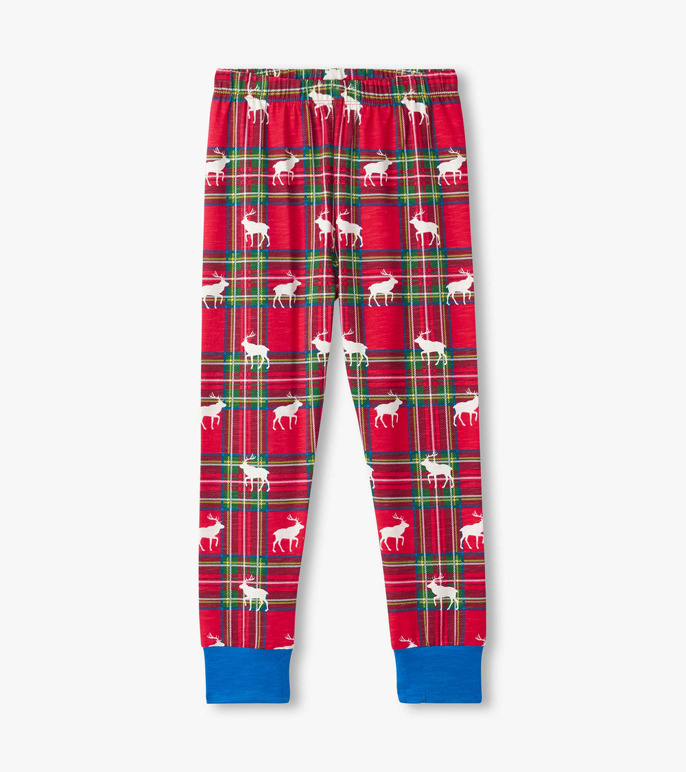 Hatley Boys Elk Plaid Pajama Set