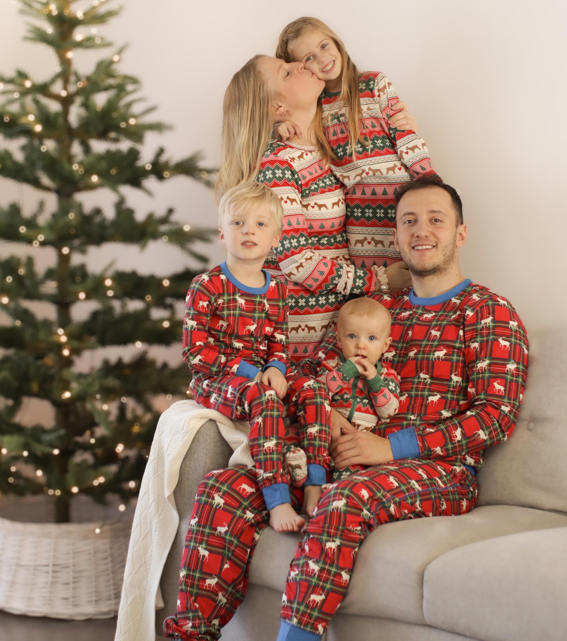 Hatley Boys Elk Plaid Pajama Set