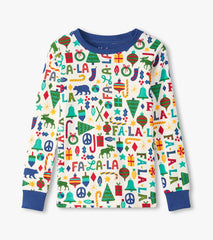 Hatley Boys Blue Falala Pajama Set