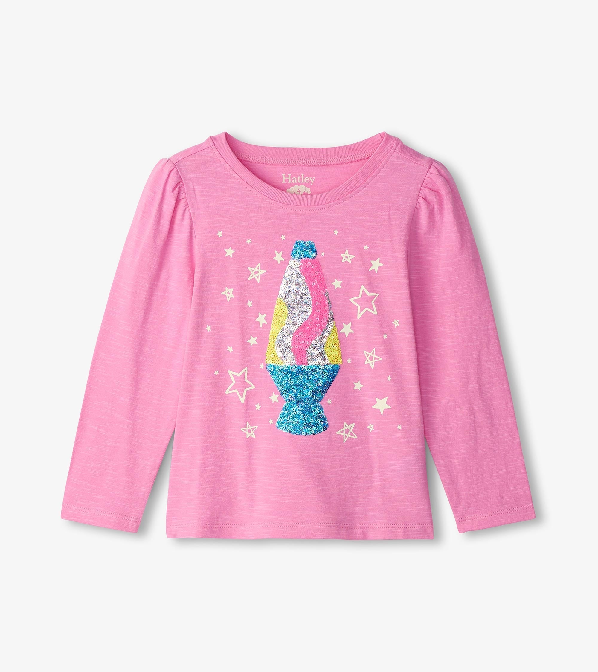 Hatley Girls Lava Lamp Long Sleeve Graphic Tee