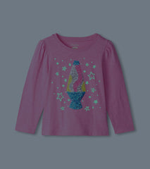 Hatley Girls Lava Lamp Long Sleeve Graphic Tee