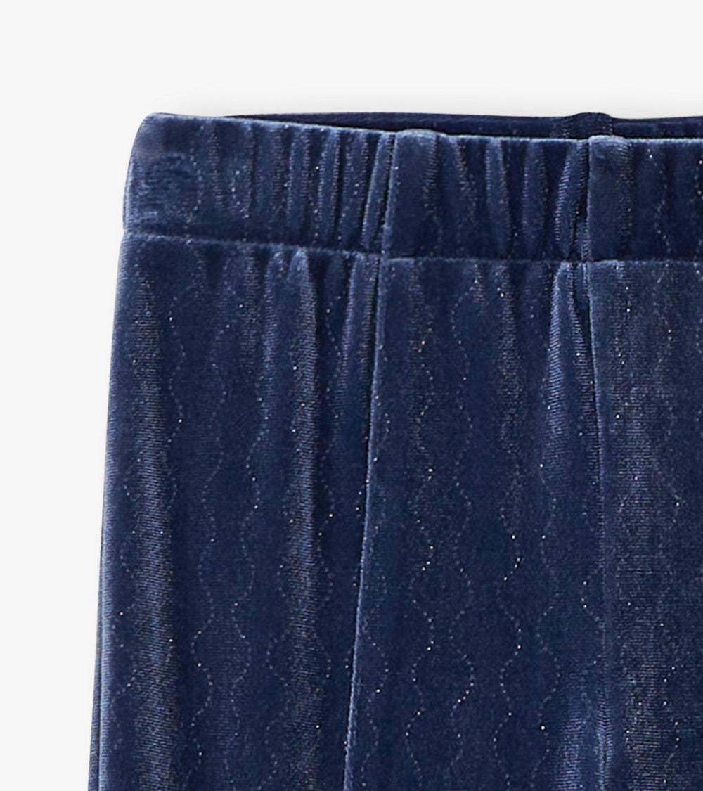 Hatley Girls Sparkle Wave Stretchy Flared Pants