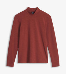 Hatley Mock Neck Top - Russet Brown