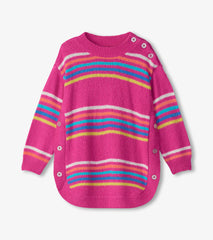 Hatley Girls Rainbow Stripes Sweater Tunic