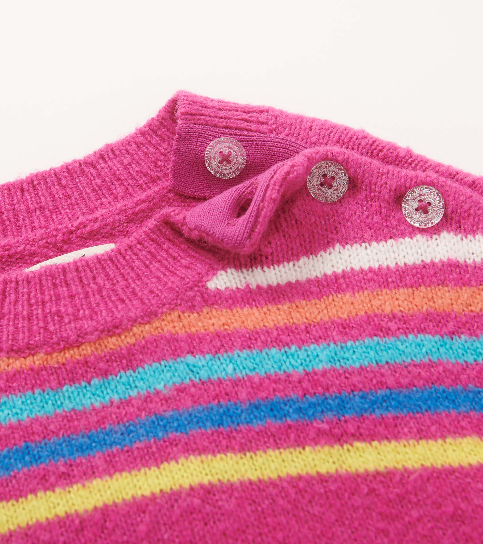 Hatley Girls Rainbow Stripes Sweater Tunic