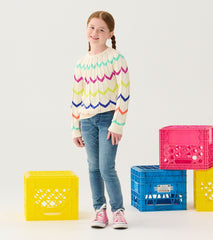 Hatley Girls Rainbow Sweater