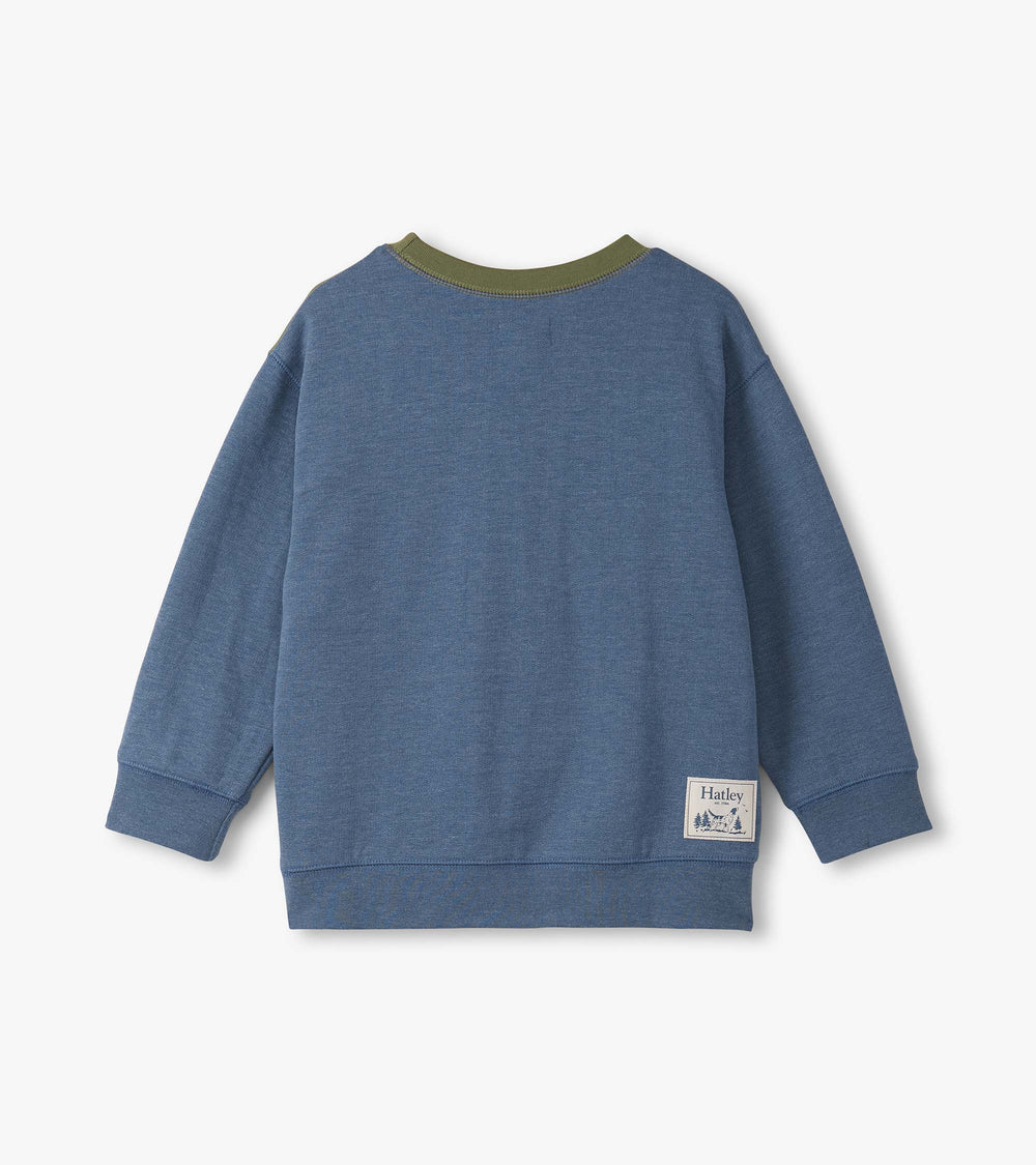 Hatley Boys Autumn Color Block Sweatshirt