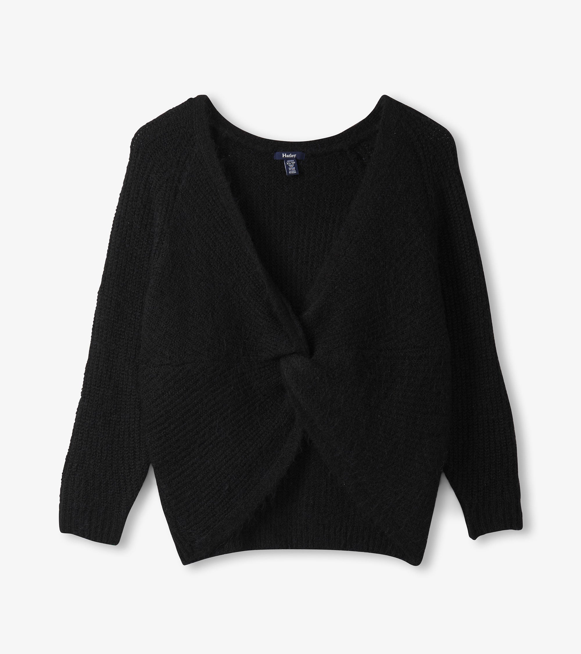 Hatley Cross Over Sweater - Black