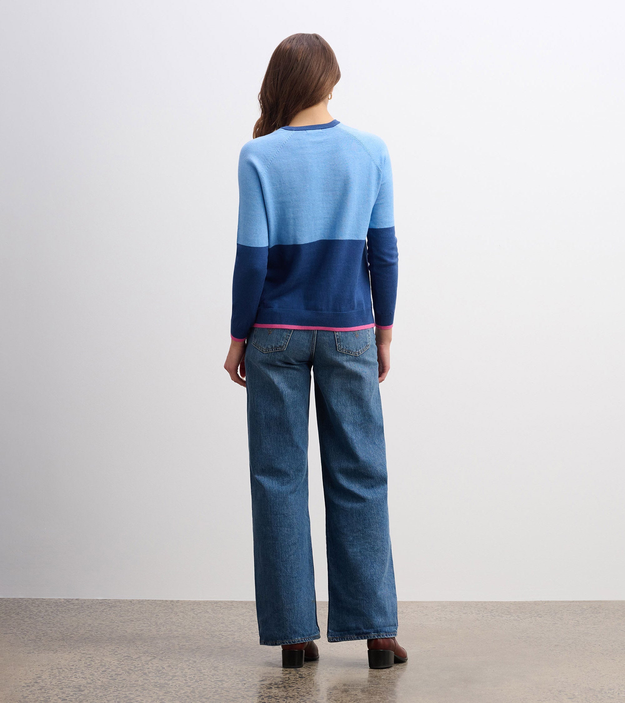 Hatley Olivia Sweater - Blue Color Block