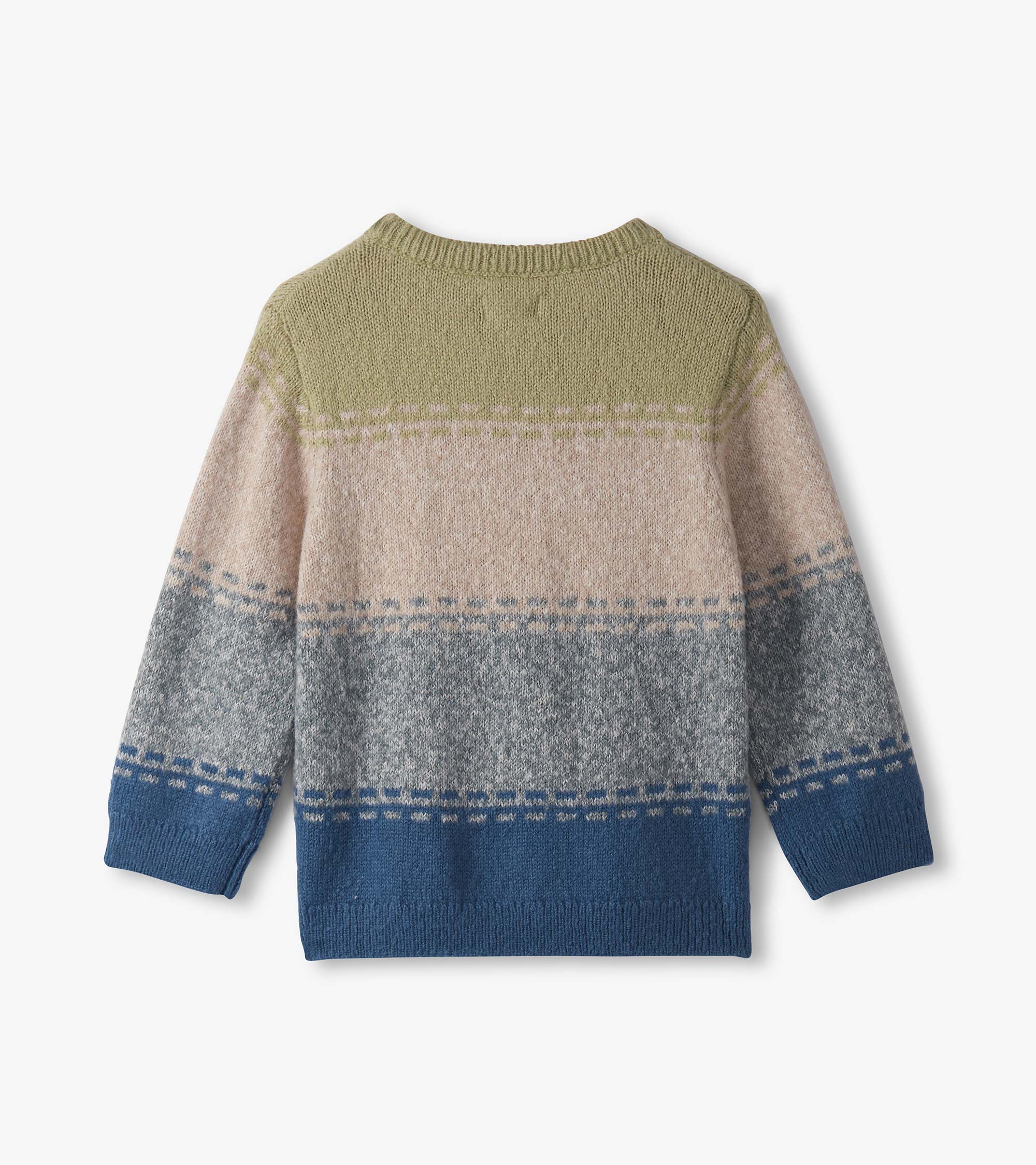 Hatley Baby & Toddler Boys Blue Combo Crew Neck Sweater