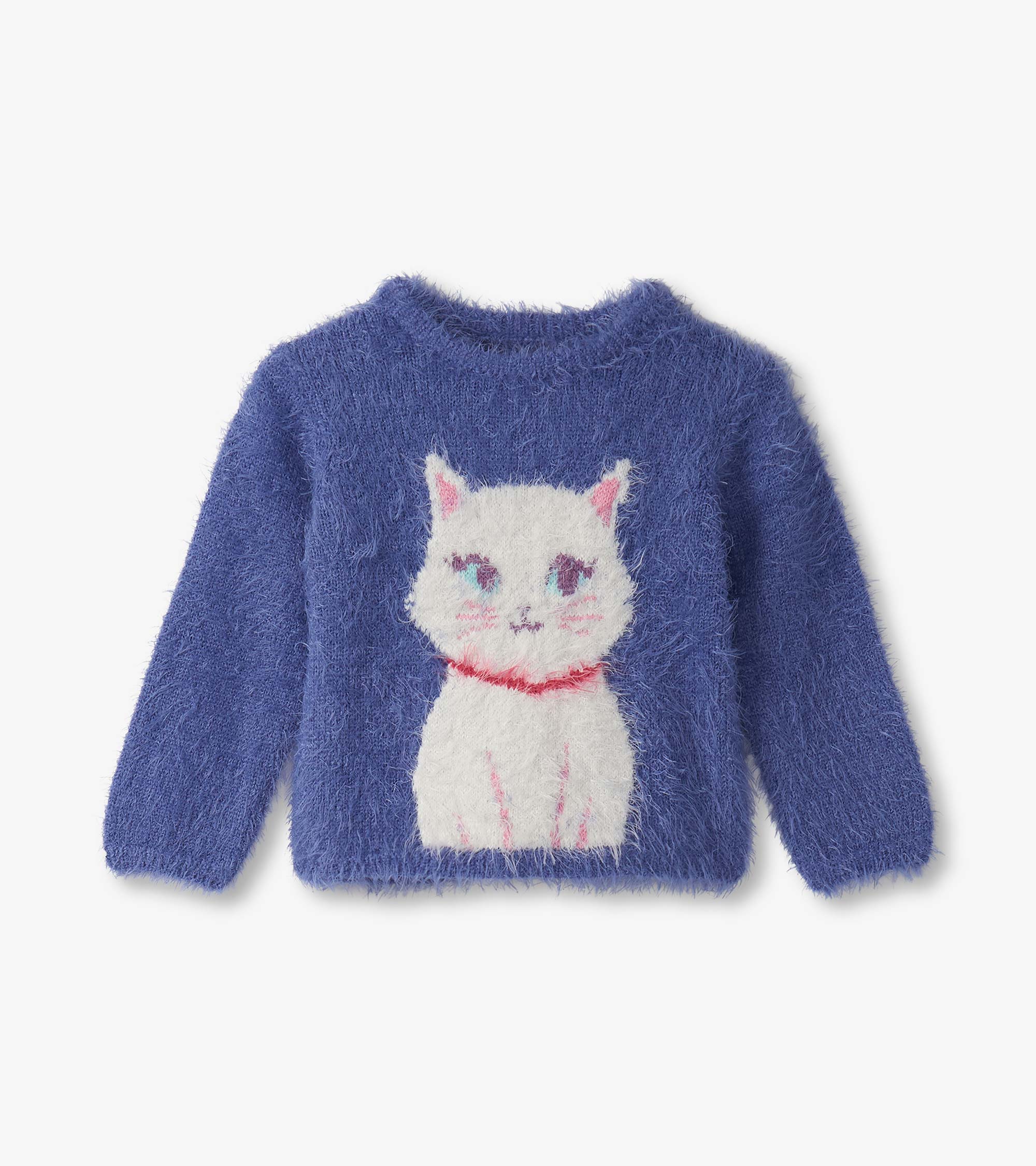 Hatley Baby & Toddler Girls Kitty Cat Furry Sweater