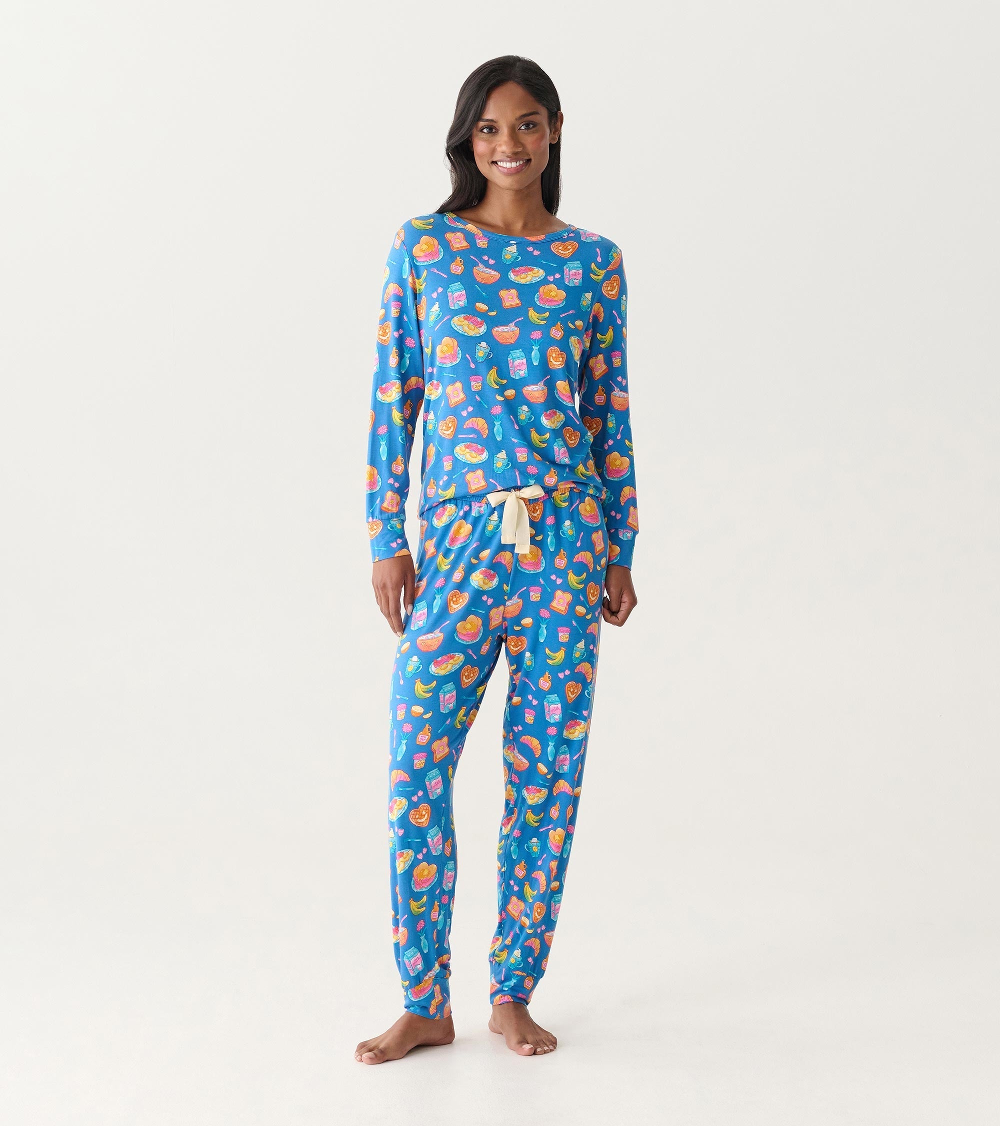 Hatley Women's Breakfast Bamboo Pajama Set