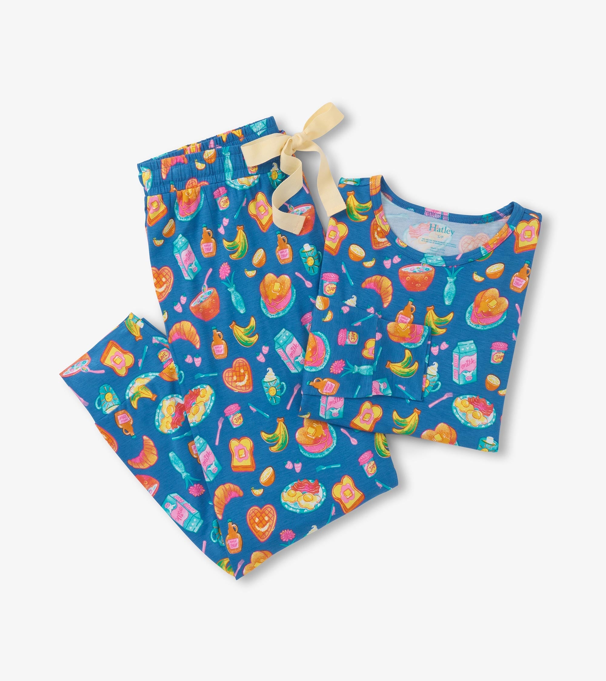 Hatley Women's Breakfast Bamboo Pajama Set