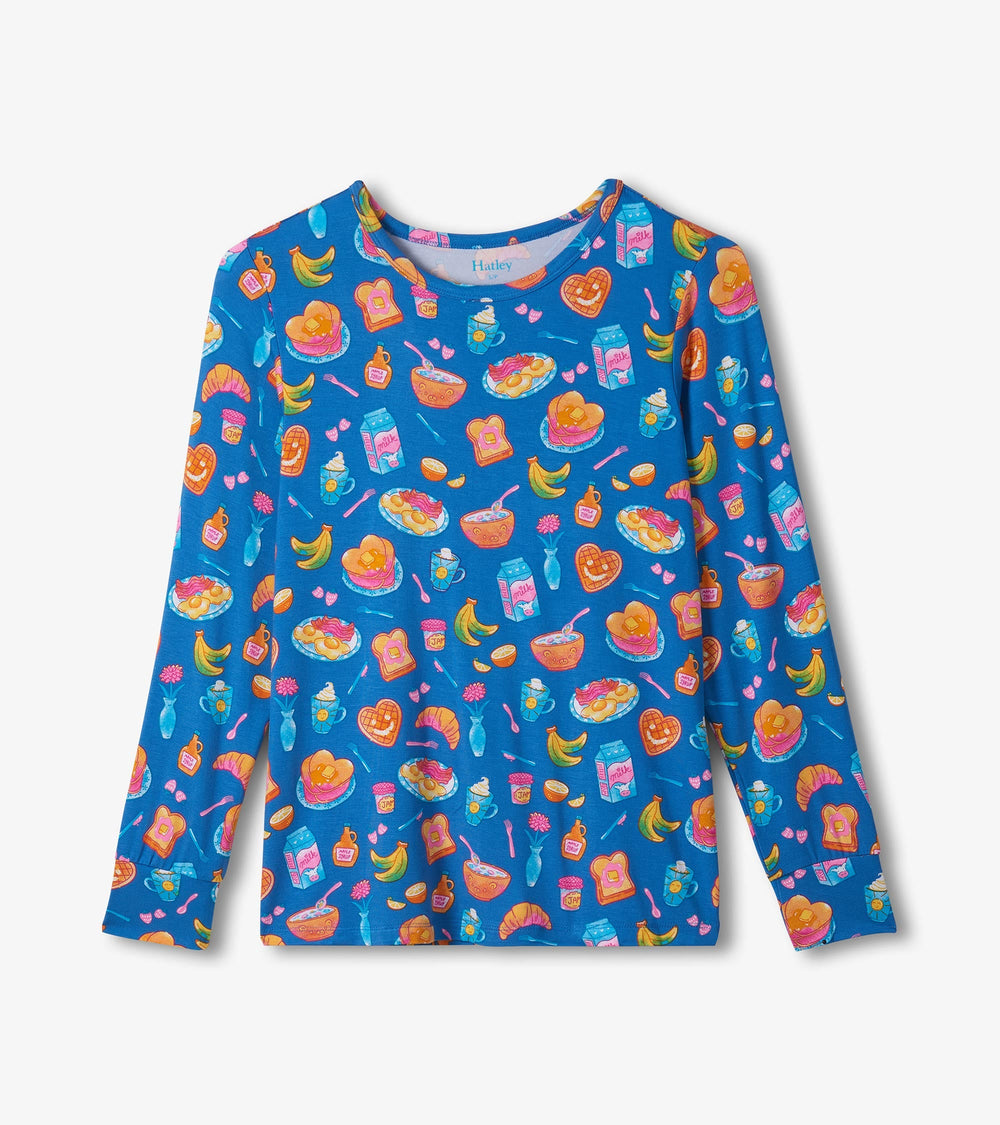 Hatley Women's Breakfast Bamboo Pajama Set