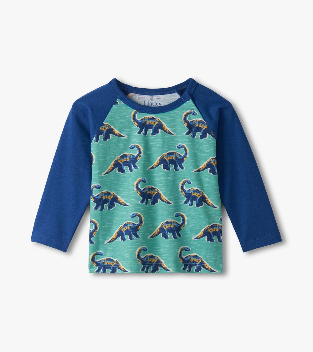 Hatley Baby & Toddler Boys Dino Glow Raglan Lounge Set