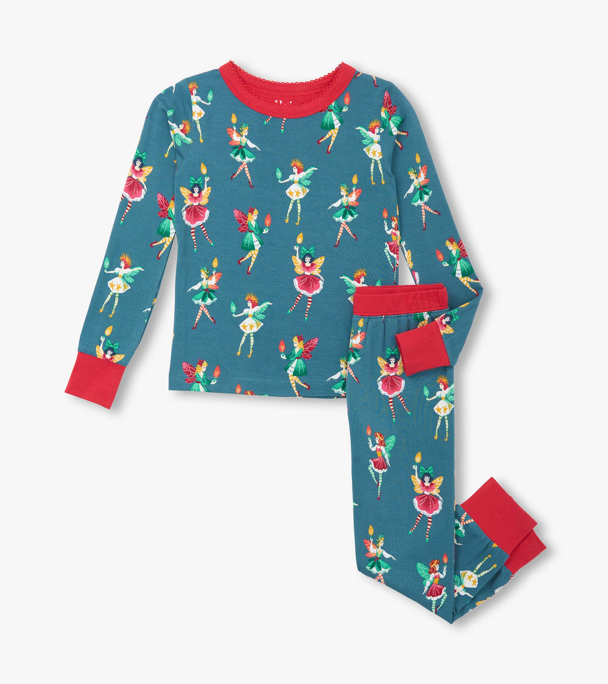 Hatley Girls Bright Fairies Bamboo Pajama Set