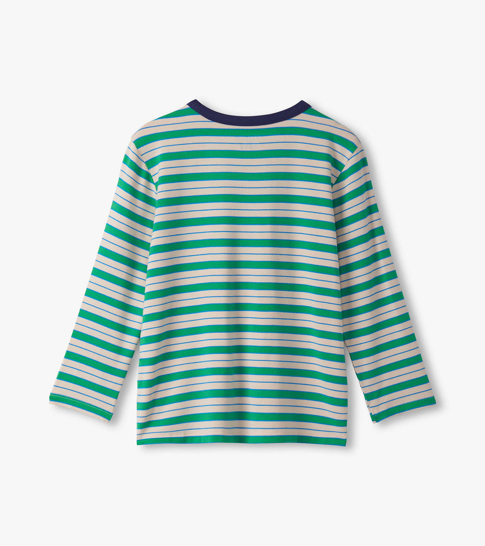 Hatley Boys Blarney Stripes Long Sleeve T-Shirt