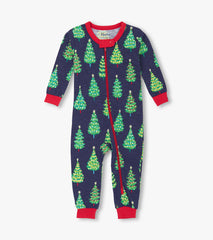 Hatley Baby Boys Bottle Brush Trees Glow in the Dark Cotton Sleeper