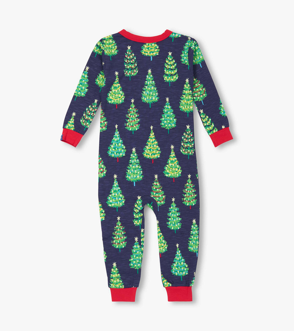 Hatley Baby Boys Bottle Brush Trees Glow in the Dark Cotton Sleeper