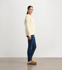 Hatley V-Neck Slouchy Sweater - Cream