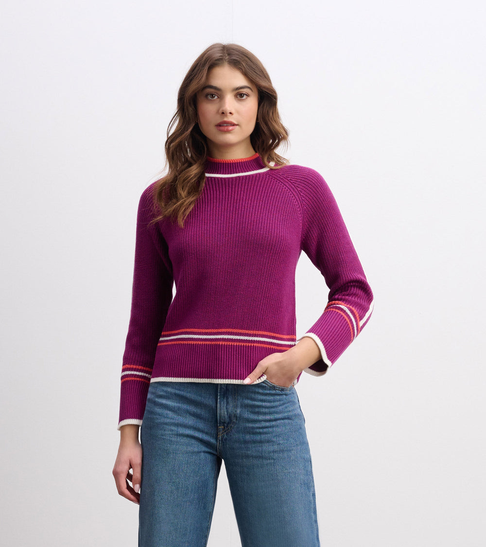 Hatley Raglan Pullover - Crushed Grape
