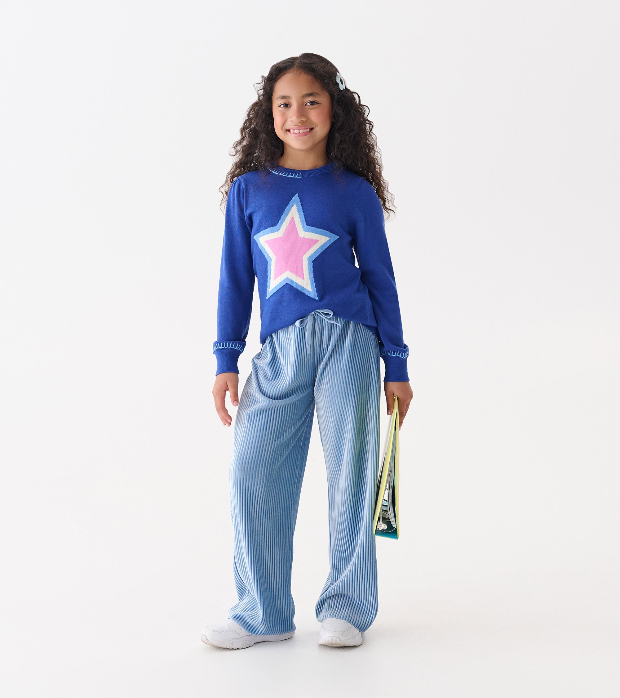 Hatley Girls Super Star Pullover Sweater
