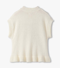 Hatley Girls Gold Bow Everywhere Sweater Vest