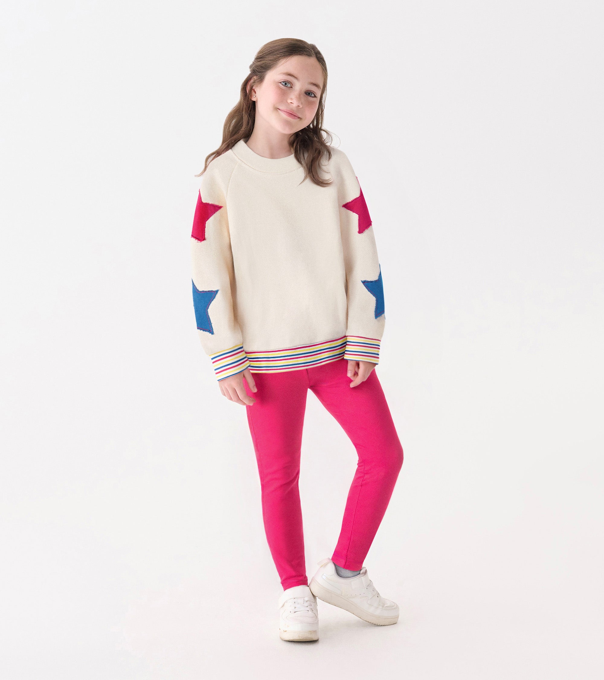 Hatley Girls Star Slouchy Pullover