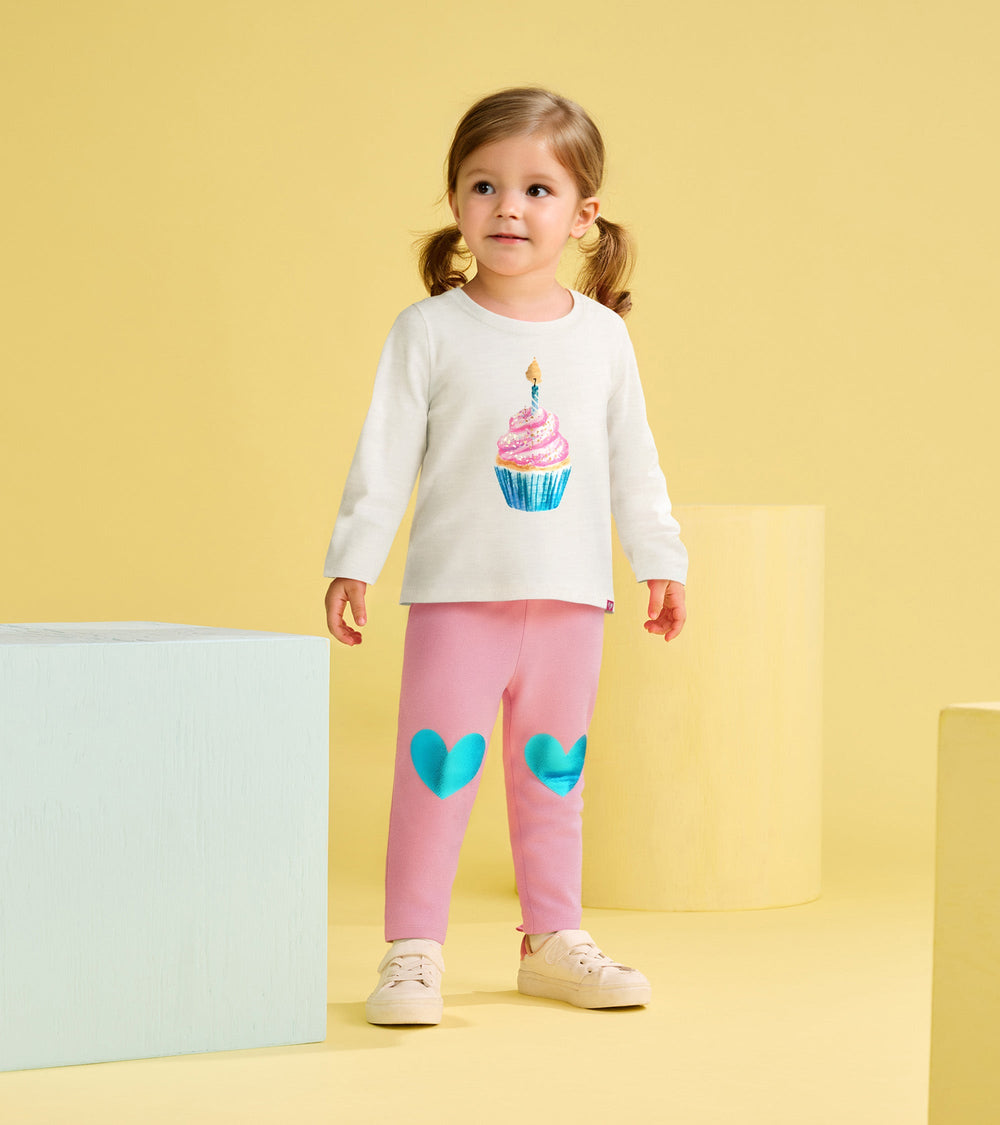 Hatley Baby & Toddler Girls Cupcake T-Shirt and Legging Set