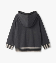 Hatley Boys Charcoal Melange Pullover Hoodie