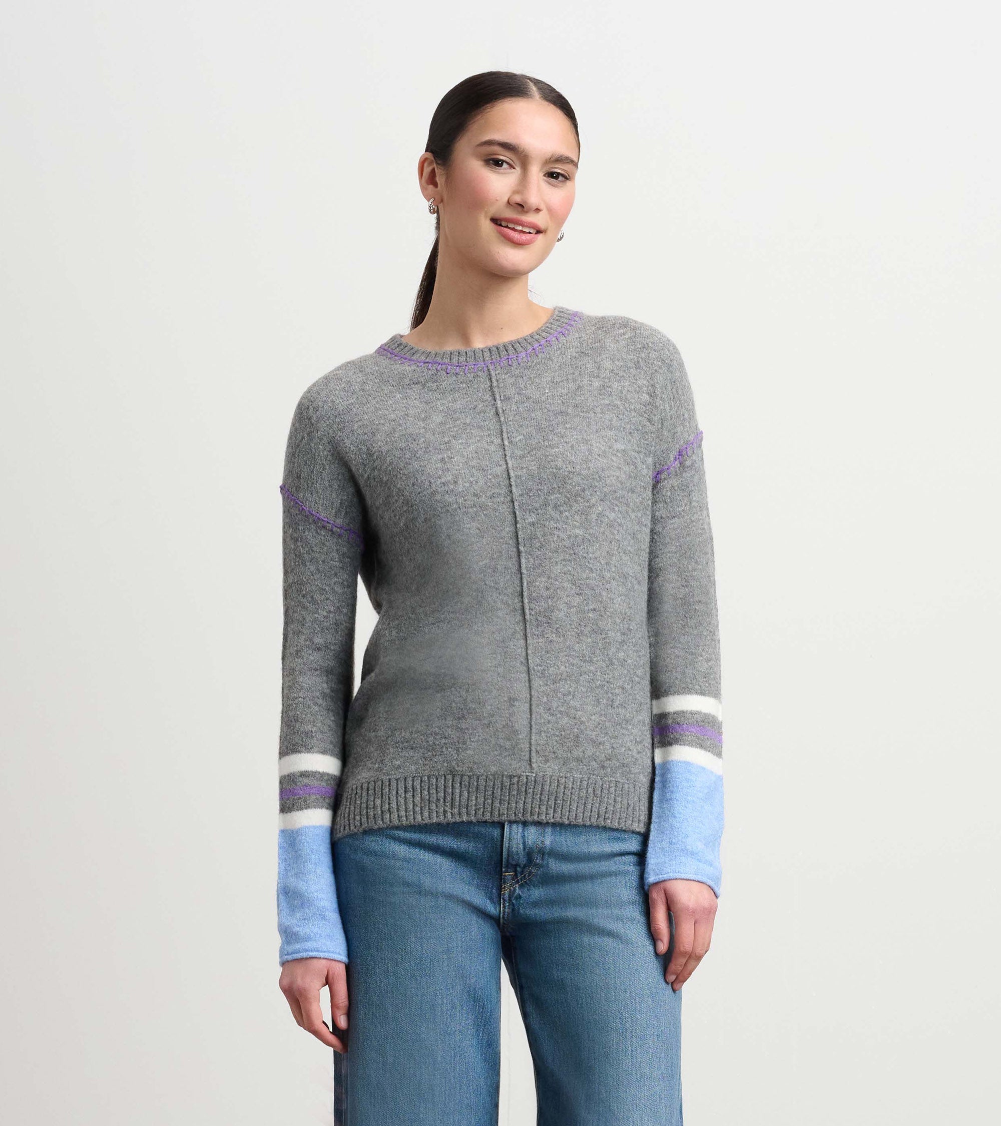 Hatley Avery Sweater - Charcoal Melange