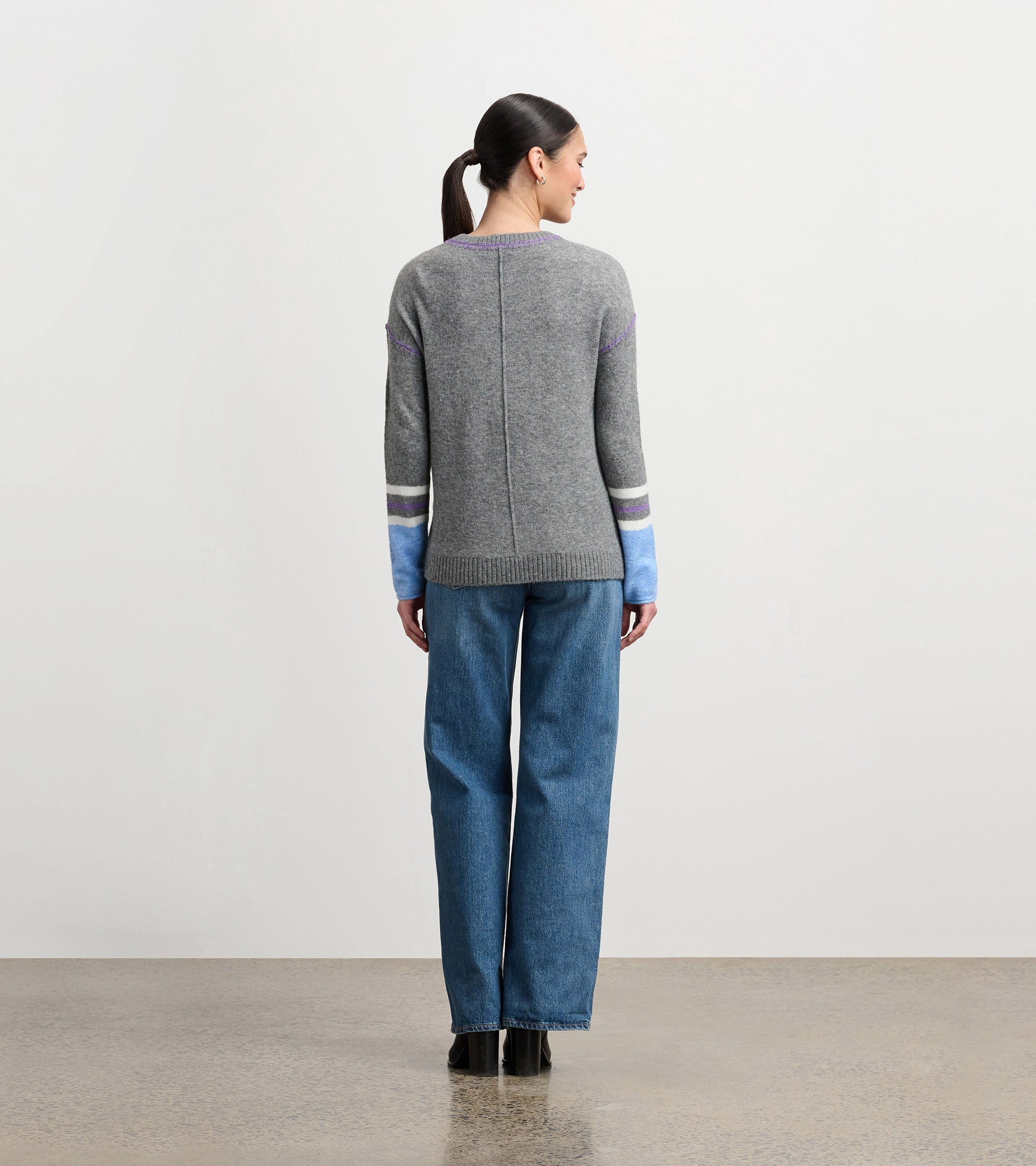 Hatley Avery Sweater - Charcoal Melange