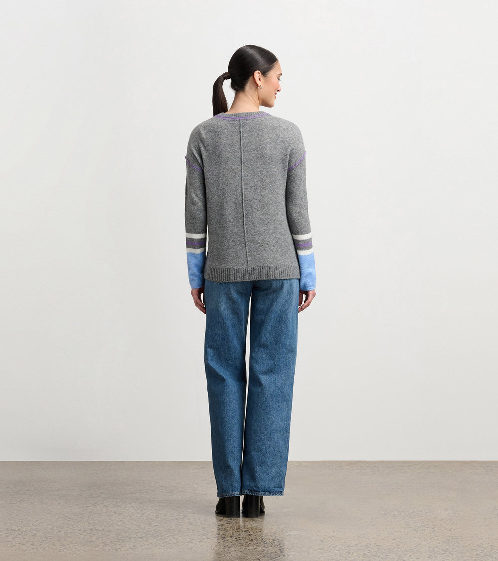 Hatley Avery Sweater - Charcoal Melange