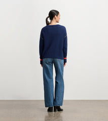 Hatley Waffle Knit Sweater - Navy