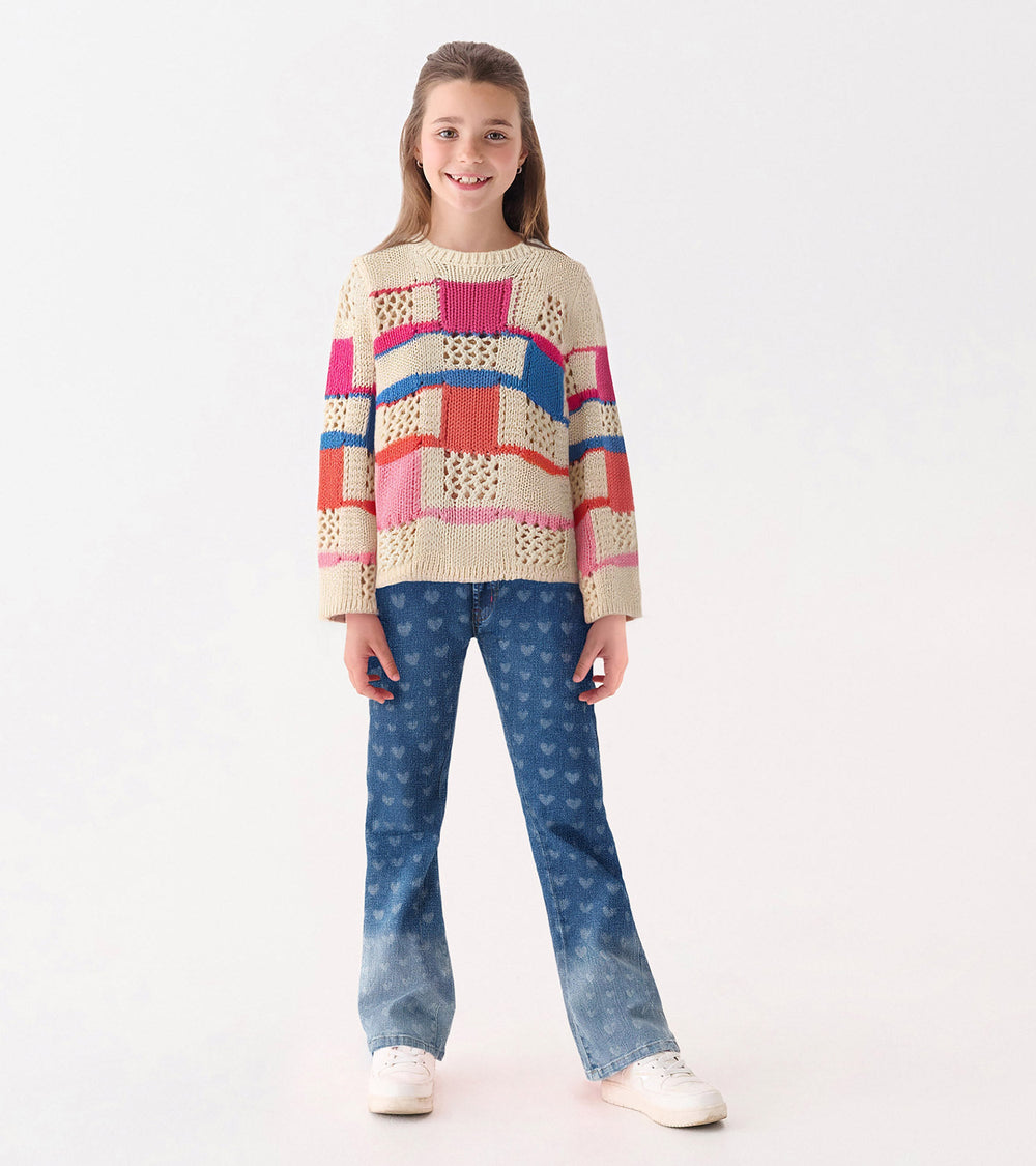 Hatley Girls Mix Stitch Sweater