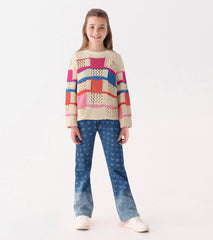 Hatley Girls Mix Stitch Sweater