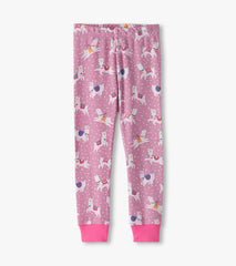 Hatley Girls Dancing Alpacas Cotton Pajama Set