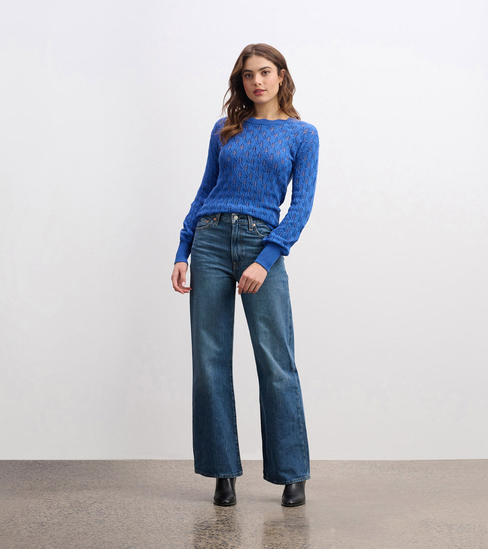 Hatley Iris Sweater - Denim Blue