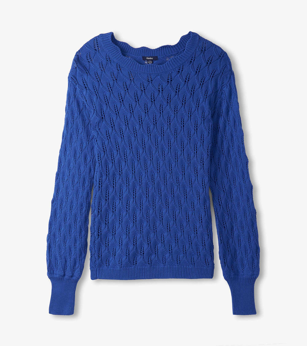 Hatley Iris Sweater - Denim Blue