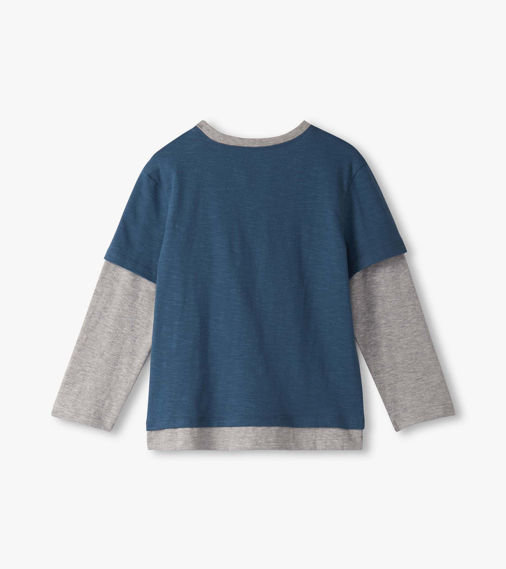 Hatley Boys Monster Fooler Long Sleeve T-Shirt