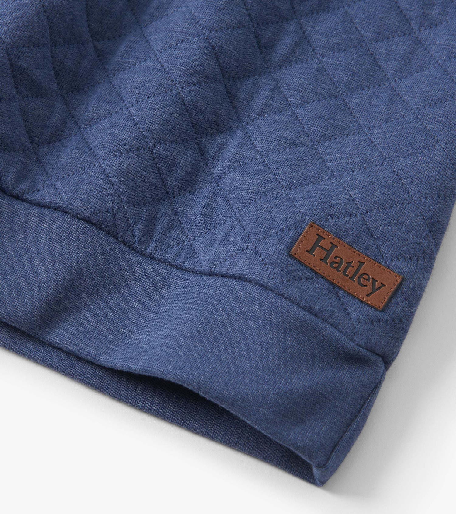 Hatley Boys Ensign Blue Quilted Pullover