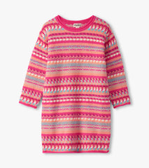 Hatley Girls Sunset Stripe Sweater Dress