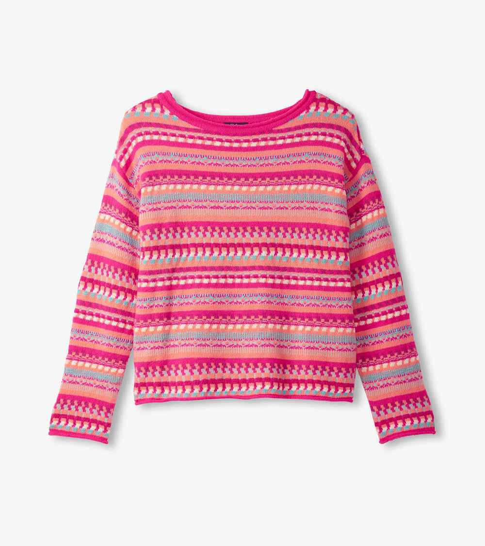 Hatley Hannah Sweater - Sunset